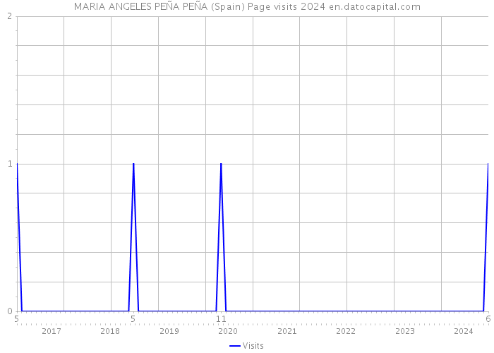 MARIA ANGELES PEÑA PEÑA (Spain) Page visits 2024 