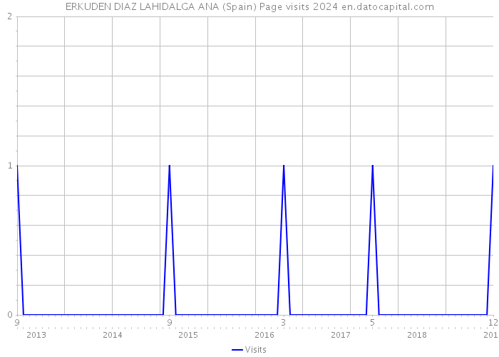ERKUDEN DIAZ LAHIDALGA ANA (Spain) Page visits 2024 