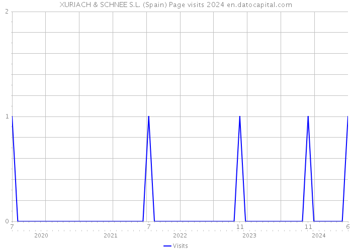 XURIACH & SCHNEE S.L. (Spain) Page visits 2024 