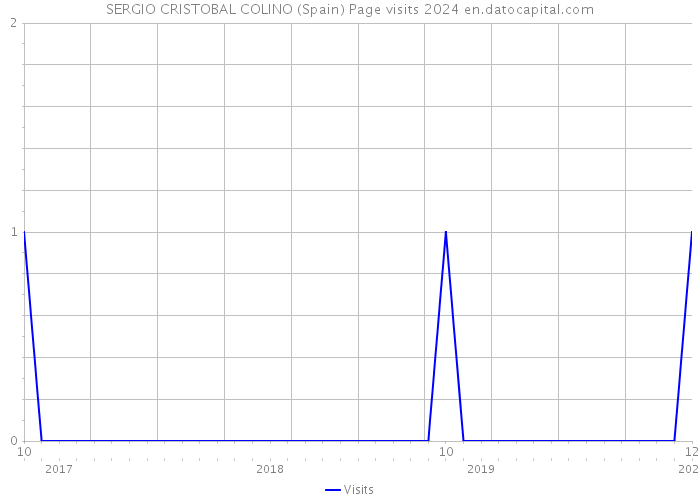SERGIO CRISTOBAL COLINO (Spain) Page visits 2024 