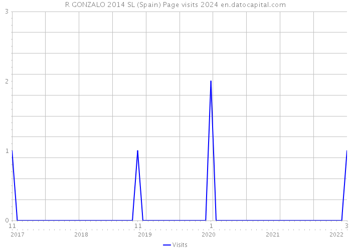 R GONZALO 2014 SL (Spain) Page visits 2024 