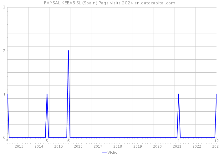 FAYSAL KEBAB SL (Spain) Page visits 2024 