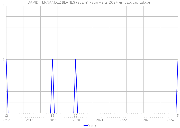 DAVID HERNANDEZ BLANES (Spain) Page visits 2024 