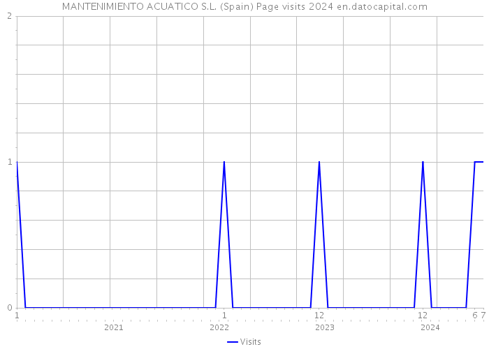 MANTENIMIENTO ACUATICO S.L. (Spain) Page visits 2024 