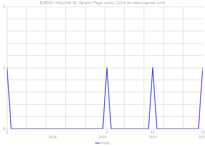 BUENO VALLINA SL (Spain) Page visits 2024 