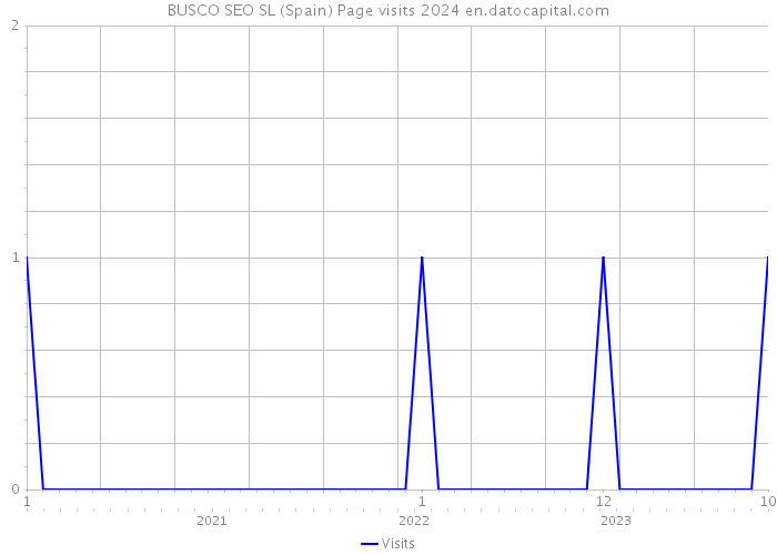 BUSCO SEO SL (Spain) Page visits 2024 