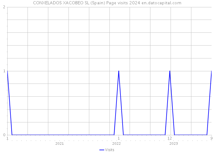 CONXELADOS XACOBEO SL (Spain) Page visits 2024 
