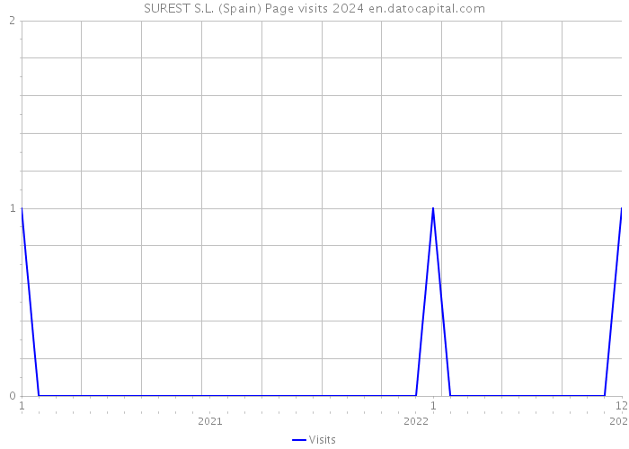 SUREST S.L. (Spain) Page visits 2024 