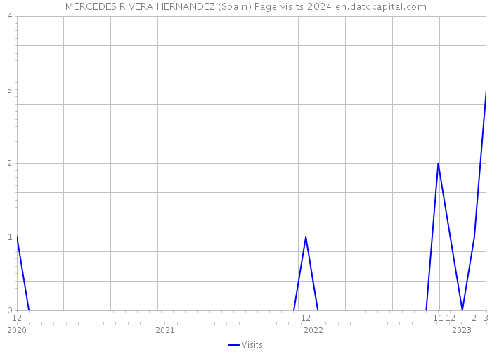 MERCEDES RIVERA HERNANDEZ (Spain) Page visits 2024 