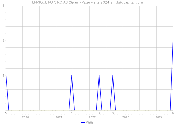 ENRIQUE PUIG ROJAS (Spain) Page visits 2024 