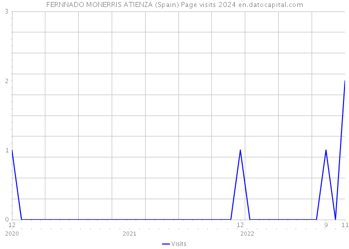 FERNNADO MONERRIS ATIENZA (Spain) Page visits 2024 