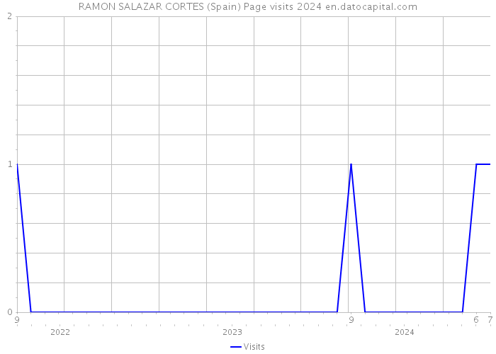 RAMON SALAZAR CORTES (Spain) Page visits 2024 