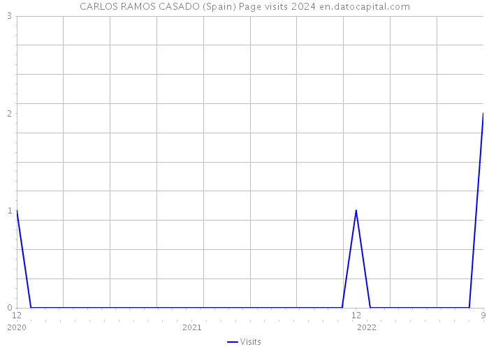 CARLOS RAMOS CASADO (Spain) Page visits 2024 