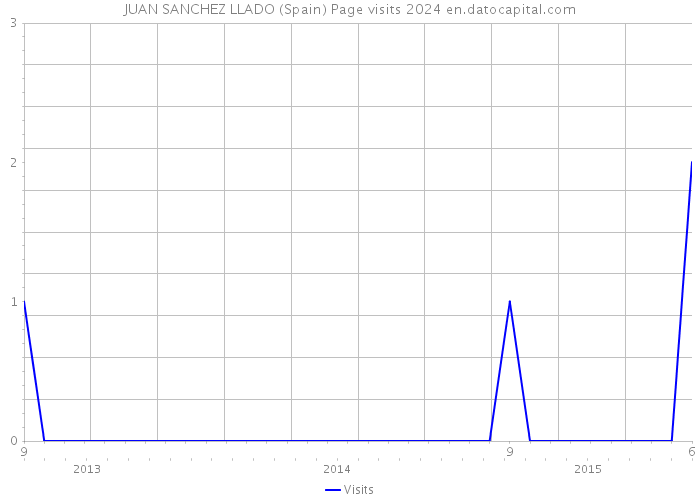 JUAN SANCHEZ LLADO (Spain) Page visits 2024 