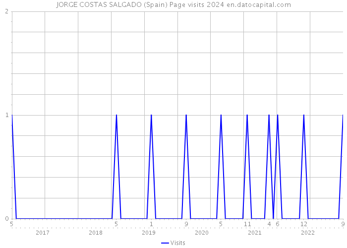 JORGE COSTAS SALGADO (Spain) Page visits 2024 