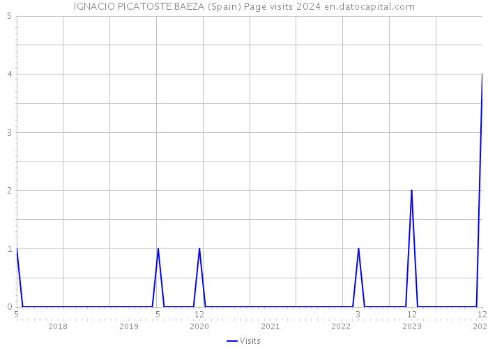 IGNACIO PICATOSTE BAEZA (Spain) Page visits 2024 