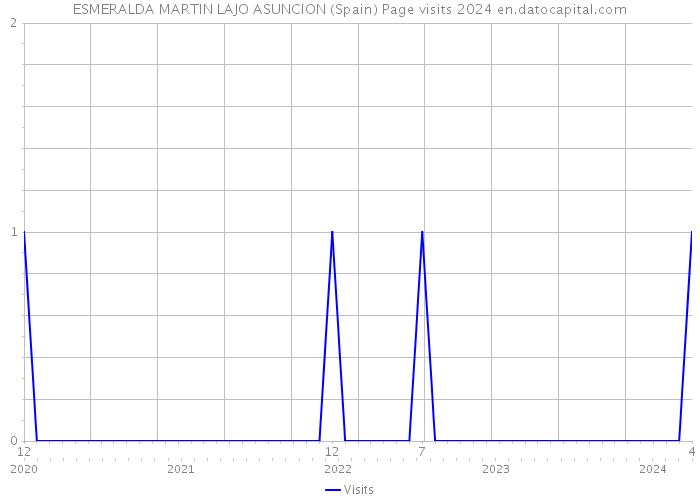 ESMERALDA MARTIN LAJO ASUNCION (Spain) Page visits 2024 