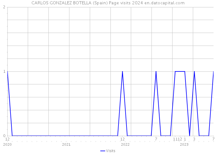 CARLOS GONZALEZ BOTELLA (Spain) Page visits 2024 