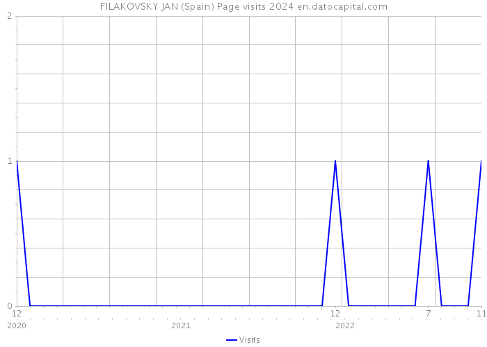 FILAKOVSKY JAN (Spain) Page visits 2024 