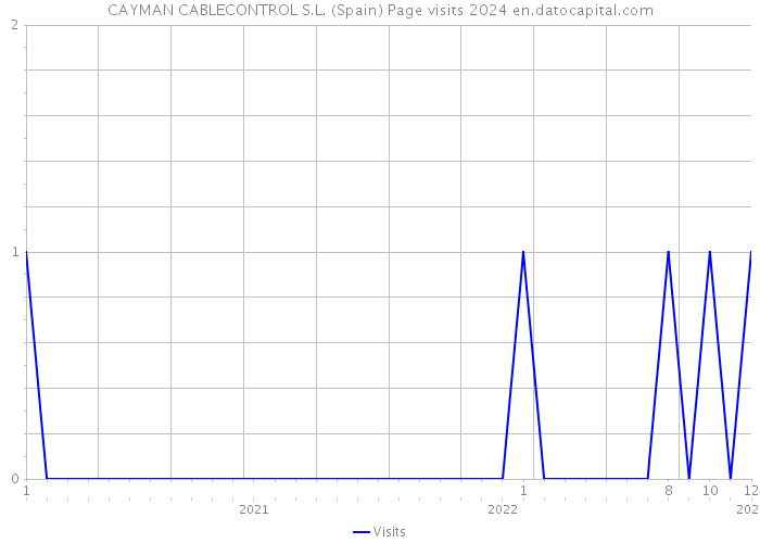 CAYMAN CABLECONTROL S.L. (Spain) Page visits 2024 