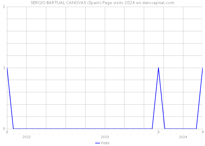SERGIO BARTUAL CANOVAS (Spain) Page visits 2024 
