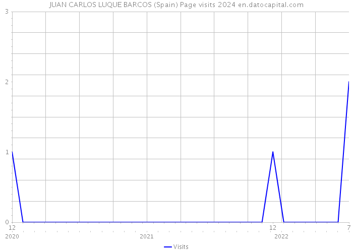 JUAN CARLOS LUQUE BARCOS (Spain) Page visits 2024 