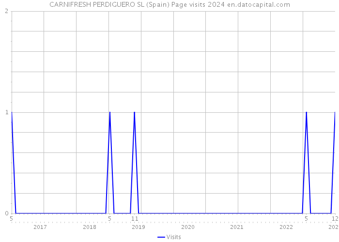 CARNIFRESH PERDIGUERO SL (Spain) Page visits 2024 