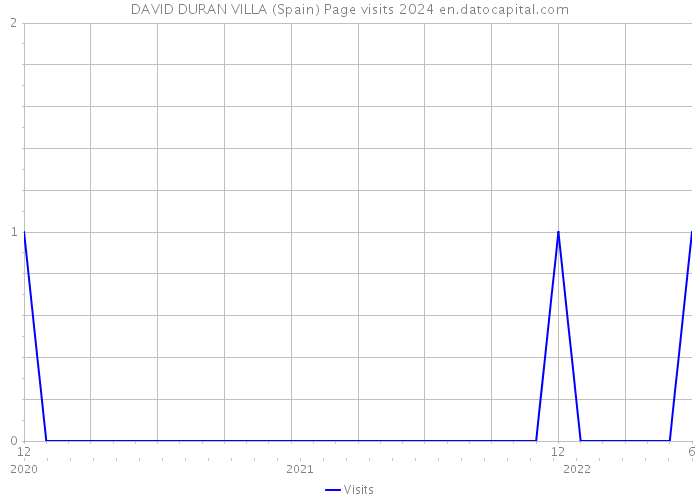 DAVID DURAN VILLA (Spain) Page visits 2024 