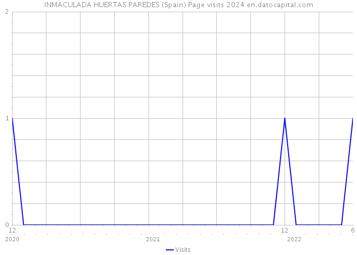 INMACULADA HUERTAS PAREDES (Spain) Page visits 2024 