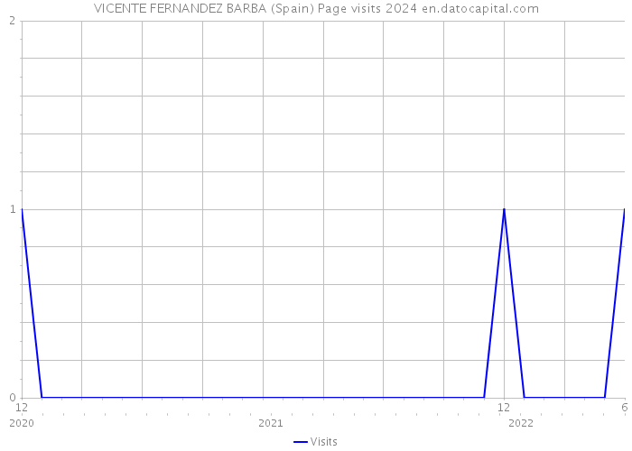 VICENTE FERNANDEZ BARBA (Spain) Page visits 2024 