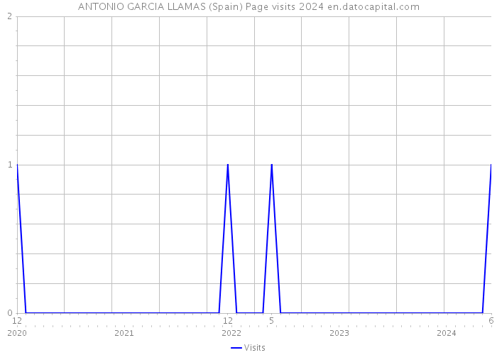 ANTONIO GARCIA LLAMAS (Spain) Page visits 2024 
