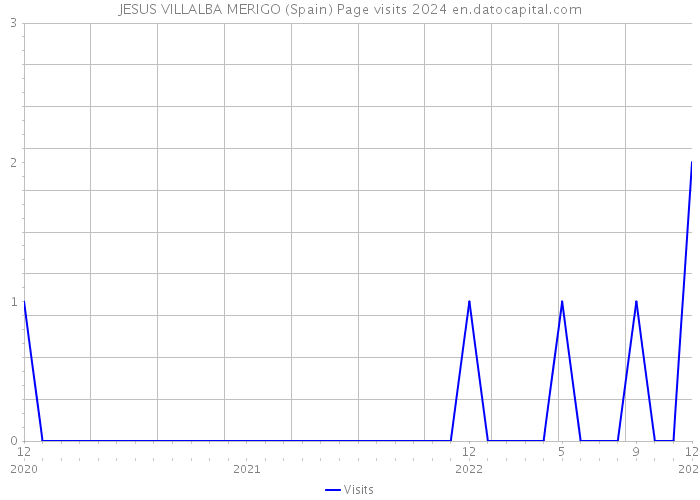 JESUS VILLALBA MERIGO (Spain) Page visits 2024 