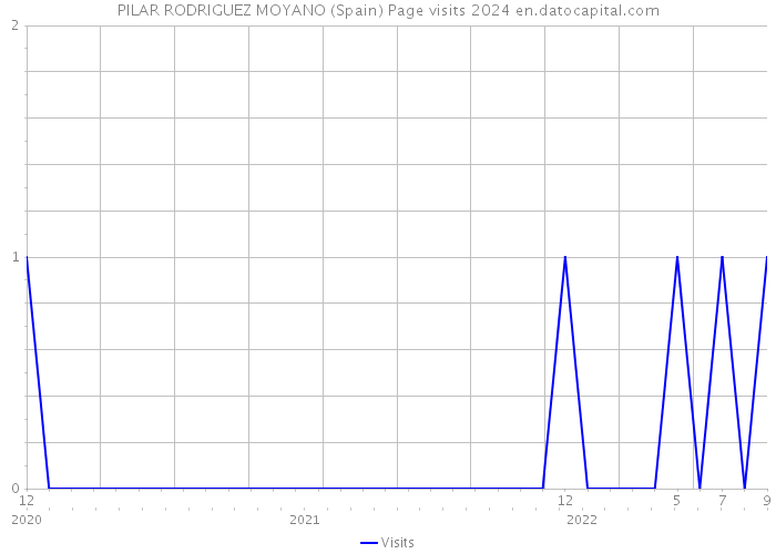 PILAR RODRIGUEZ MOYANO (Spain) Page visits 2024 