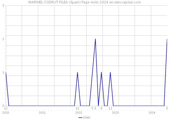 MARINEL CODRUT FILEA (Spain) Page visits 2024 