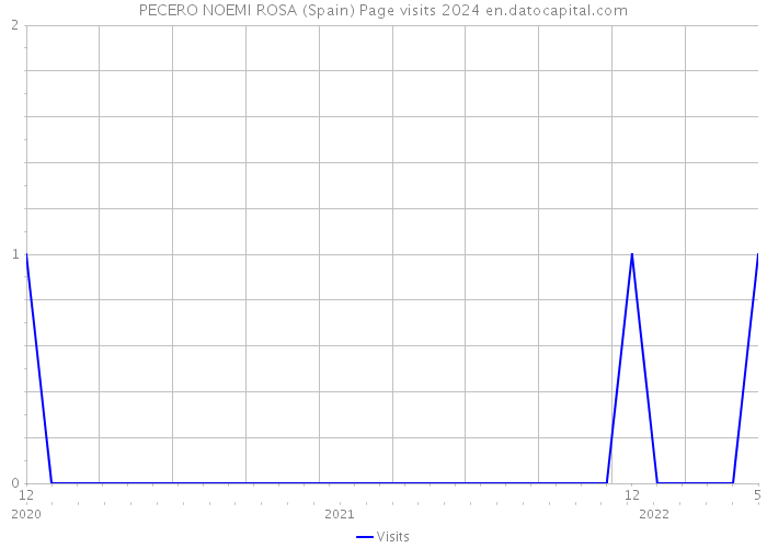 PECERO NOEMI ROSA (Spain) Page visits 2024 