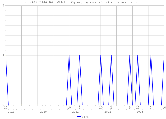 RS RACCO MANAGEMENT SL (Spain) Page visits 2024 