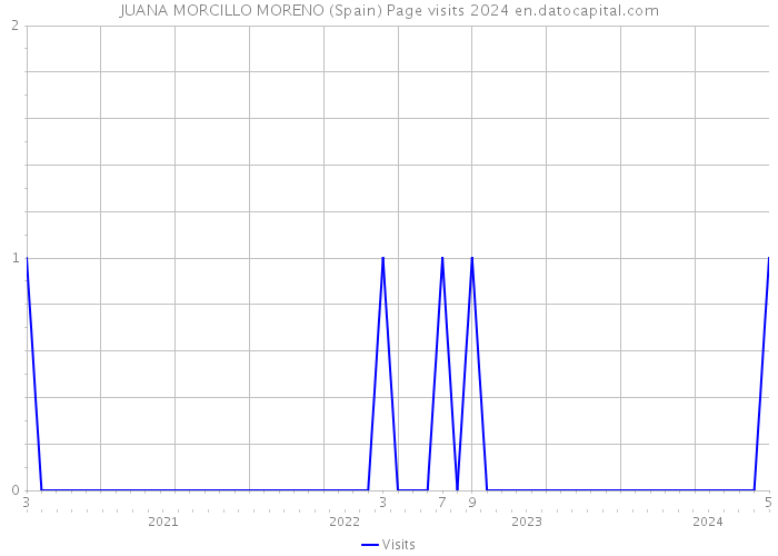 JUANA MORCILLO MORENO (Spain) Page visits 2024 
