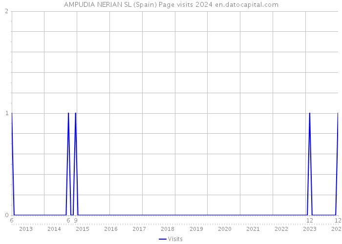 AMPUDIA NERIAN SL (Spain) Page visits 2024 