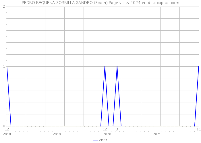 PEDRO REQUENA ZORRILLA SANDRO (Spain) Page visits 2024 