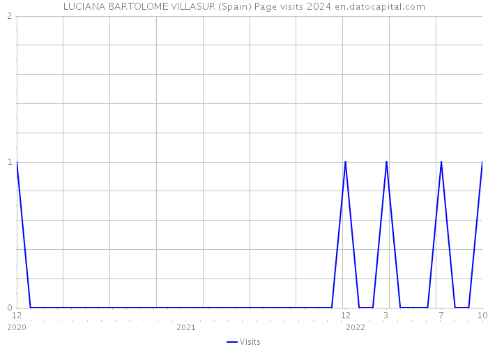 LUCIANA BARTOLOME VILLASUR (Spain) Page visits 2024 