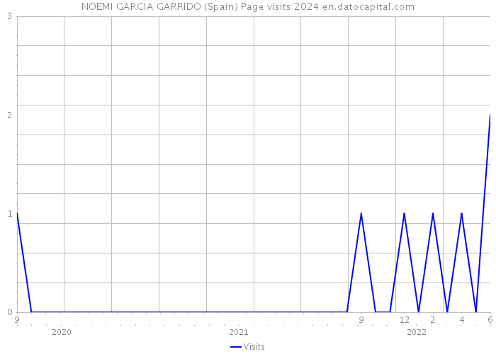 NOEMI GARCIA GARRIDO (Spain) Page visits 2024 