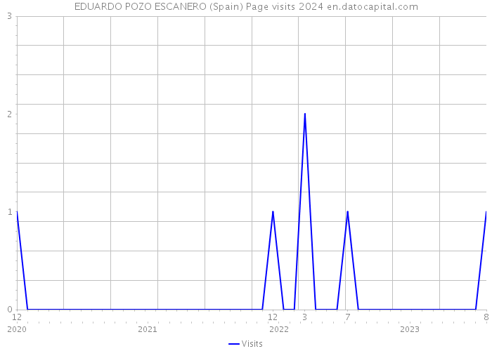 EDUARDO POZO ESCANERO (Spain) Page visits 2024 