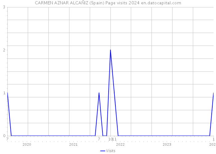 CARMEN AZNAR ALCAÑIZ (Spain) Page visits 2024 