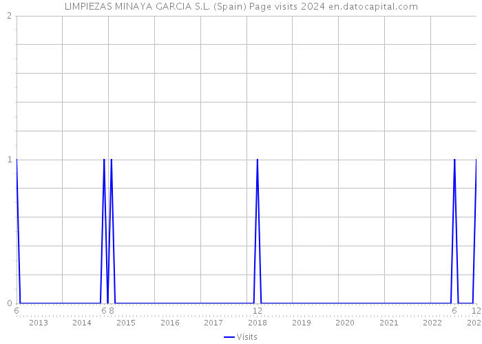 LIMPIEZAS MINAYA GARCIA S.L. (Spain) Page visits 2024 