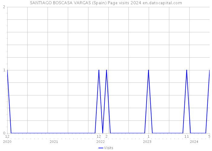 SANTIAGO BOSCASA VARGAS (Spain) Page visits 2024 