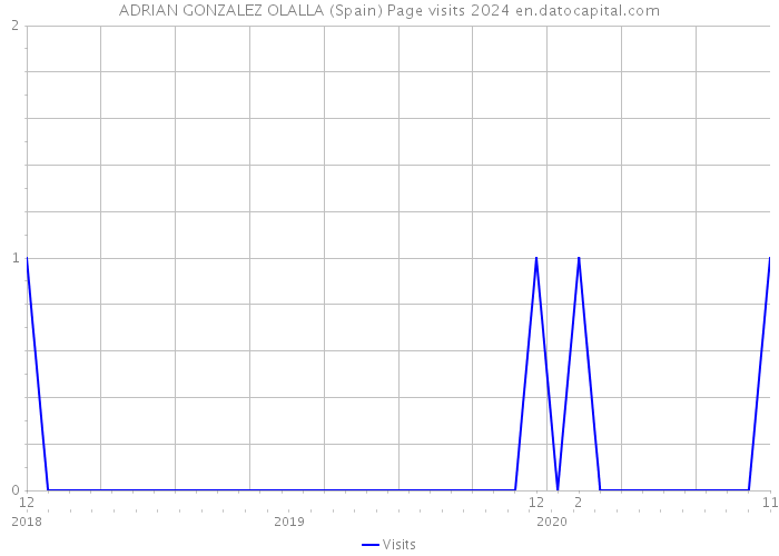 ADRIAN GONZALEZ OLALLA (Spain) Page visits 2024 