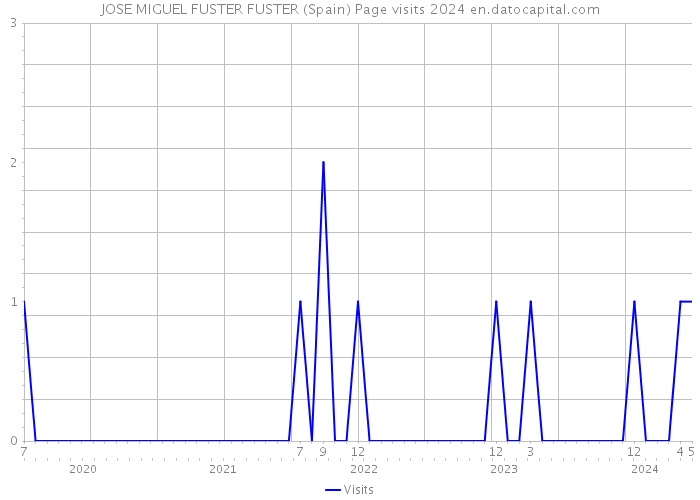 JOSE MIGUEL FUSTER FUSTER (Spain) Page visits 2024 