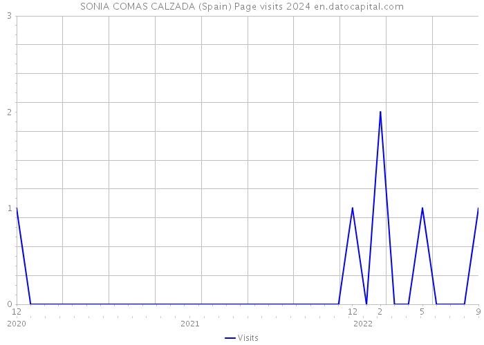 SONIA COMAS CALZADA (Spain) Page visits 2024 