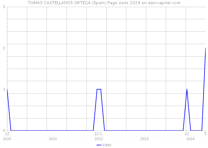 TOMAS CASTELLANOS ORTEGA (Spain) Page visits 2024 