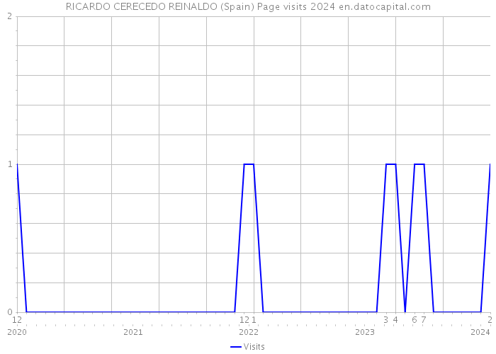 RICARDO CERECEDO REINALDO (Spain) Page visits 2024 